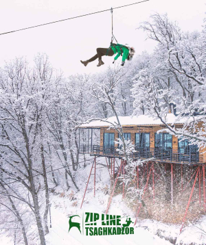 Полет на зиплайне ''Tsakhkadzor Zipline''