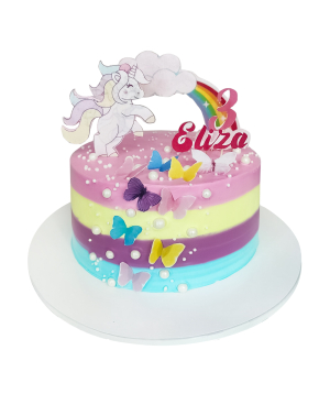 Cake «Unicorn» with butterflies
