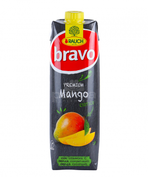 Сок `Bravo` натуральный, манго 1л