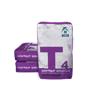 Սալիկի սոսինձ 25կգ T4 SUPER SHEN