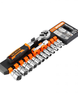 Ճռիկ բանալի Գլխիկների հավաքածուով 14PCS 1/4 PRO WOKIN
