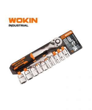 Ճռիկ բանալի Գլխիկների հավաքածուով 12PCS 1/2 PRO WOKIN