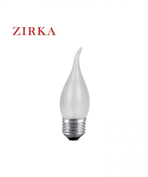 Lամպ շիկացման C35 սուր ծայր, մատվի ZIRKA 60W-E27-3000K-460Lm