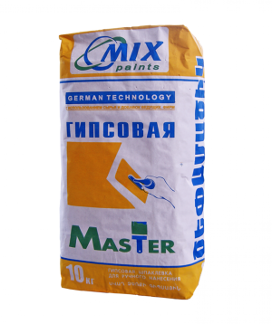 Ծեփամածիկ գիպսային հիմքով MASTER MIX, 10կգ