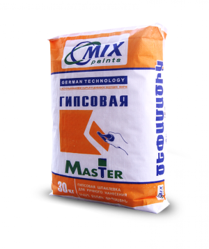 Ծեփամածիկ գիպսային հիմքով MASTER MIX, 30կգ