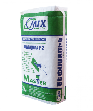 Ծեփամածիկ ճակատային F2 MIX, 20կգ