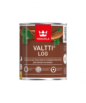 Հականեխիչ  հատուկ գերանների համար  Tikkurila Valtti Log 0,9լ վարդափայտ