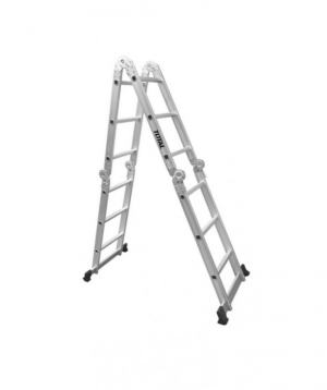 Բազմաֆունկցիոնալ ալյումինե սանդուղք 4*3 քայլ TOTAL THLAD04431