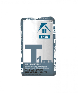 Սալիկի սոսինձ ունիվերսալ 25կգ WHITE SHEN
