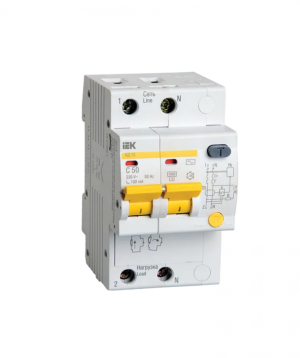 Դիֆերենցյալ անջատիչ ավտոմատ 2P C 50 A 30 ma IEK
