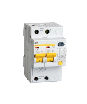 Դիֆերենցյալ անջատիչ ավտոմատ 2P C 63 A 30 ma IEK