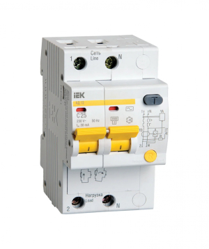 Ավտոմատ անջատիչ 2P C 25 A GENERICA IEK