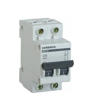 Ավտոմատ անջատիչ 2P C 40 A GENERICA IEK