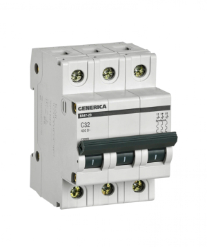 Ավտոմատ անջատիչ 3P C 32 A GENERICA IEK