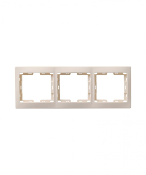 Շրջանակ հորիզոնական, եռակի, QUARTA IEK, կրեմ