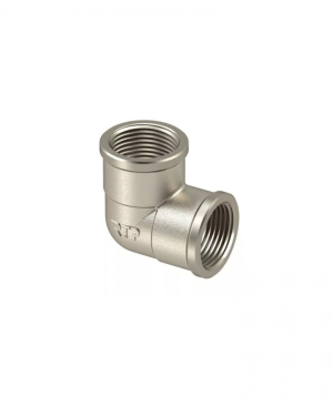 Անկյունակ լատունե ներս/ներս 1 1/2x90, նիկել, RTP