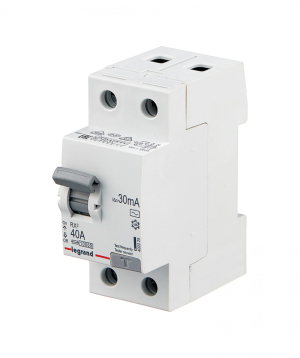 Պաշտպանական անջատման սարքավորում  (ՊԱՍ) (RCD)  2-բեևռ  40A 30mA   Legrand