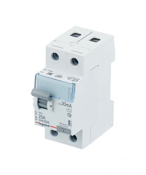 Պաշտպանական անջատման սարքավորում  (ՊԱՍ)  - ВДТ TX³ 2P, AC25A, 30mA Legrand