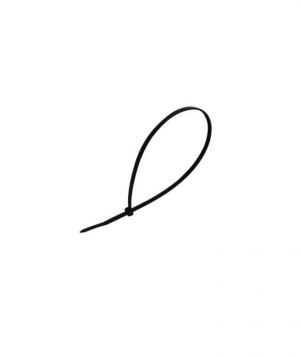 Լարի և ճկուն խողովակի խամուտ սև 3.6x200մմ, IEK, 100 հատ