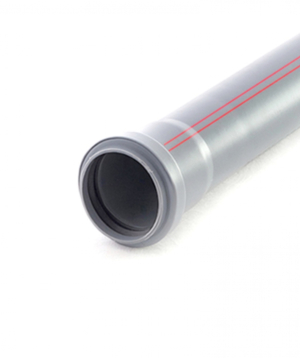 Կոյուղու խողովակ երկու գիծ 110х3,3x1000մմ MAYERPLAST