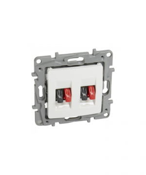 Աուդիո-վարդակ 2-ստեղնանի, Սպիտակ, ЕTIKA / NILOE