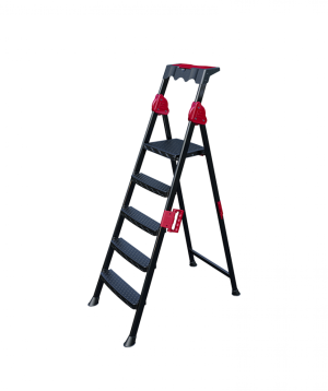 Ձեռնասանդուղք մետաղյա սև 8+1 RODEX