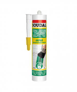 Հերմետիկ ակրիլային մոխրագույն 280մլ SOUDAL