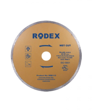 Ալմաստե կտրող սկավառակ 115x1,9x22,23մմ RODEX