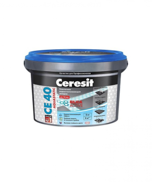 Լցահարթիչ էլաստիկ սև ածխային 2կգ CERESIT CE 40