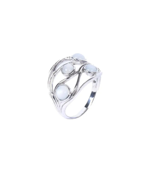 Silver ring «SiaMoods» SR185WMS 19