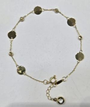 Bracelet «Less is more» gold №173