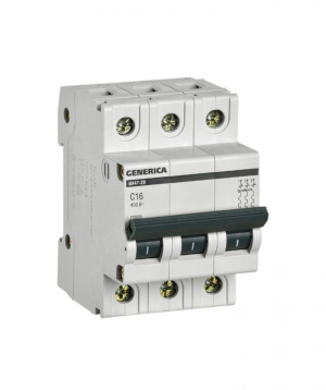 Ավտոմատ անջատիչ 3P C 10 A GENERICA IEK