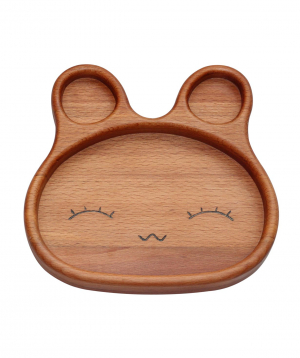 Eco plate `WoodWide` bunny