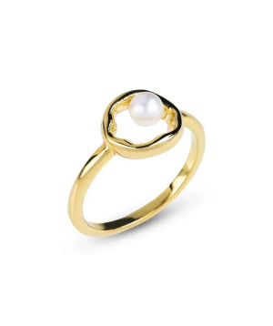 Silver ring «SiaMoods» SR167GP 19