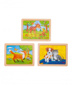 Toy `Goki Toys` puzzle animal friendship