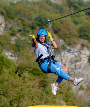 Gift card «Yell Extreme Park» zip line flight