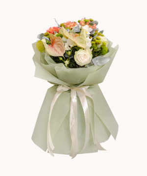 Bouquet «Floriani» with spray roses and freesias №22