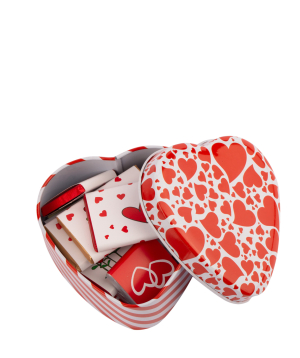 Gift box `Gourme Dourme` heart, with chocolate candies