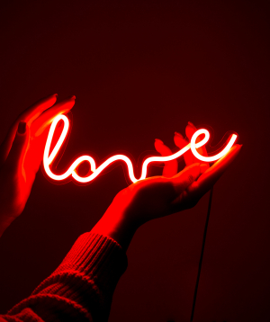 Lamp `Neon Signs` neon, Love