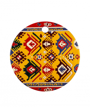 Plate `ManeTiles` decorative, ceramic №20