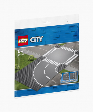 Lego City Building Kit Curve and Crossroad