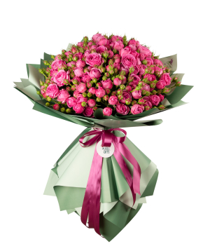 Bouquet ''Orenburg'' with spray roses