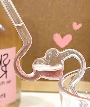 Стеклянная трубочка «Gift Store» Heart №189