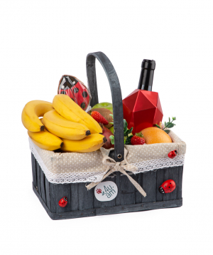 Composition `THE BOX` with fruits №3