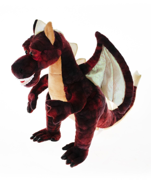 Мягкая игрушка дракон красный