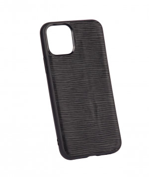 Case `Monarch` for phone, silicon, with a combination of genuine leather №1