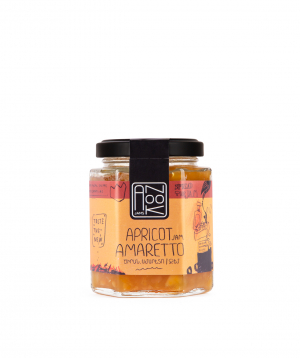 Jam `Anook Jams` with apricot amaretto