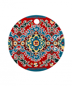 Plate `ManeTiles` decorative, ceramic №18