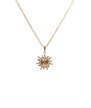 Pendant ''Less is more'' gold №111
