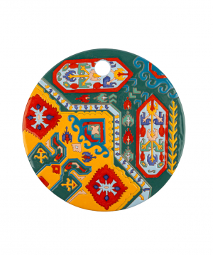 Plate `ManeTiles` decorative, ceramic №21